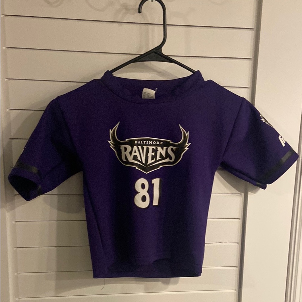 Kids NFL Purple Baltimore Ravens jersey size S